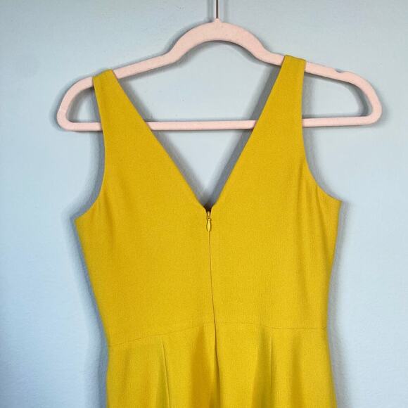 DRESS THE POPULATION Sandy Sheath Dress Canary Yellow Size Small - Picture 7 of 7